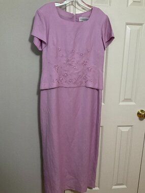 Jessica Howard Formal Maxi Dress Size 12 in Light Lavender